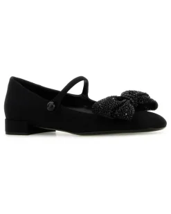Women's Valentino Ballerina Black Fabric