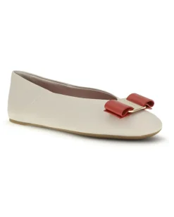 Women's Vara Bow Ballerinas Mascarpone Flat Shoes Beige