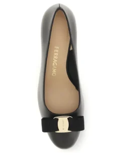 Women's Vera Pumps With Bow Capri Nero Calf Leather Bos Taurus High Heel Shoes Black