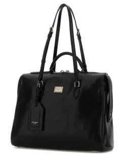 Women's Vittoria Top Handle Bag Black Calf