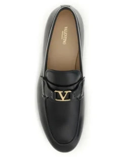 Women's Vlogo Signature Nappa Loafers Nero Black