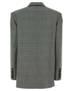 Women's Wales Blazer Gray Virgin Wool Polyamide Blazers