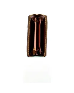 Women's Wallet Chocolate Polyurethane Bags Brown