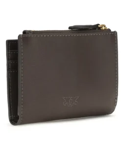 Women's Wallet With Logo Marrone Marasca-Antique Gold Calf Leather Bos Taurus Brown