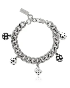 Women's X Derrick Adams Dice Charm Bracelet Silver Accessories ><noscript><img width=