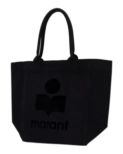 Women's Yenky Tote Bag - Cotton Black Totes-Shopping-Bags