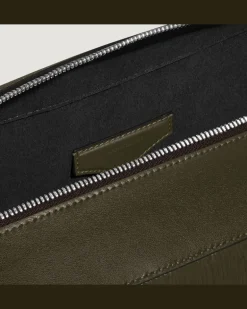 Writing Traveler Schreibmappe - Khaki - Leder - MB220267 - Aktentaschen