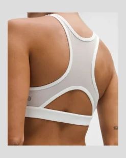 Wunder Train BH mit Mesheinsatz hinten Mittlerer Halt für B/C-Cups für Frauen – Größe in White