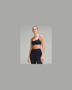 Wunder Train BH mit Racerback-Trägern Leichter Halt A/B-Cups für Frauen – Größe in True Navy