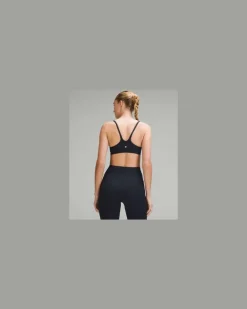 Wunder Train BH mit Racerback-Trägern Leichter Halt A/B-Cups für Frauen – Größe in True Navy
