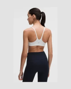 Wunder Train BH mit Racerback-Trägern Leichter Halt A/B-Cups für Frauen – Größe in White