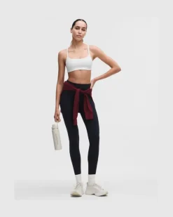 Wunder Train BH mit Racerback-Trägern Leichter Halt A/B-Cups für Frauen – Größe in White
