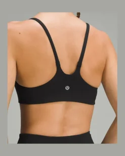Wunder Train BH mit Racerback-Trägern Leichter Halt A/B-Cups für Frauen – Größe in Black