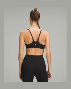 Wunder Train BH mit Racerback-Trägern Leichter Halt A/B-Cups für Frauen – Größe in Black
