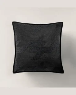 Wurfkissen Randwick mit Perlen Black