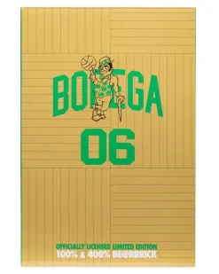 x Bodega x NBA BE@RBRICK 400% und 100% Figuren-Set - Grün
