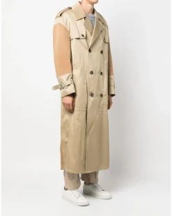x Carharrt Trenchcoat mit Kontrasteinsätzen - Nude