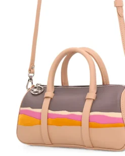 x Caroline Hélain kleine Patchwork-Reisetasche - Nude