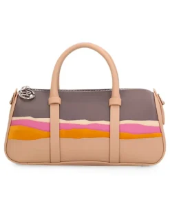 x Caroline Hélain kleine Patchwork-Reisetasche - Nude