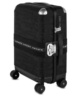 x 10 Corso Como Rollkoffer mit Logo - Schwarz