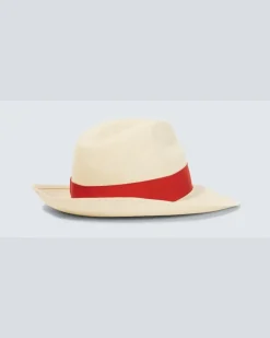 X E.Marinella Hut Amedeo aus Stroh Beige