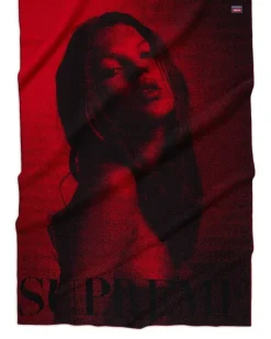 x Faribault Kate Moss Decke (183cm x 127cm) - Rot