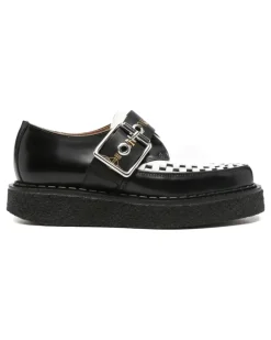 x George Cox Point Toe Monk-Schuhe - Schwarz