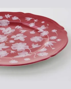 X Ginori 1735 Platzteller Floral Rot