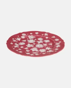 X Ginori 1735 Platzteller Floral Rot