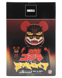 x Godzilla VS Destoroyah BE@RBRICK 100% and 400% Figuren-Set - Schwarz