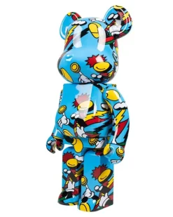 x Grafflex Bearbrick 1000% Figur - Blau