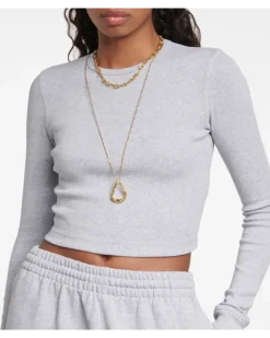 X Hailey Bieber Longsleeve Schwarz