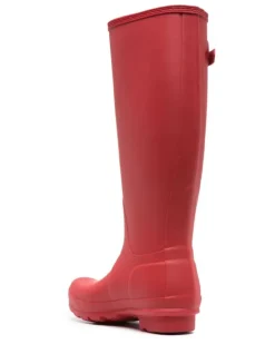 x Hunter Wellington Gummistiefel - Rot