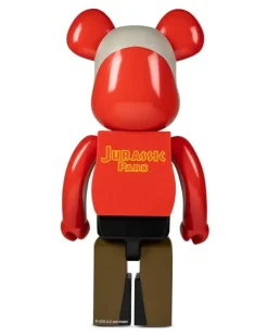 x Jurassic Park BE@RBRICK Figur - Rot