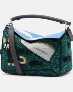 X Louis Wain Henkeltasche Futurist Cat Puzzle puzzle Multicolor