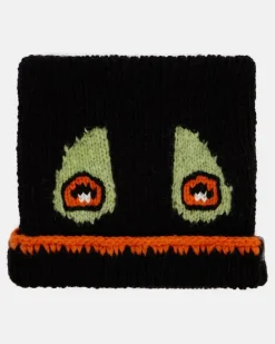 X Louis Wain Mütze Cat aus einem Wollgemisch Schwarz
