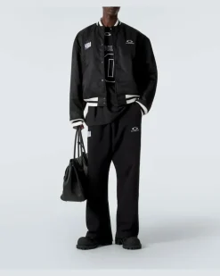 X NBA Longsleeve aus Jersey Schwarz