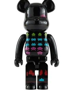 x Space Invaders BE@RBRICK Figur - Schwarz