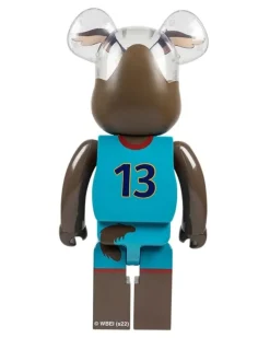 x Space Jam A New Legacy Bearbrick Wile E Coyote 1000% Figur - Braun