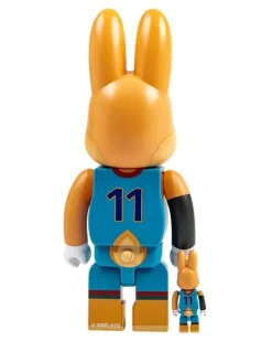 x Space Jam: ANL Rabbrick Lola Bunny BE@RBRICK 100% und 400% Figuren-Set - Orange