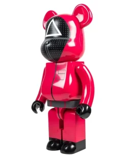 x Squid Game Guard Bearbrick Figur - Rot