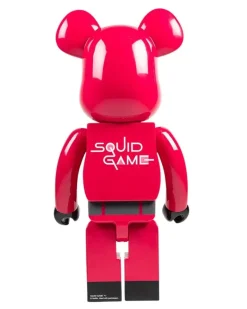 x Squid Game Guard Bearbrick Figur - Rot