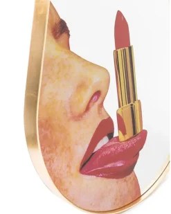 x TOILETPAPER Pear Tongue Spiegel - Gold
