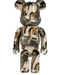 x Toshusai Sharaku Sansei Otanioniji No Ya BE@RBRICK 400% Figur - Schwarz