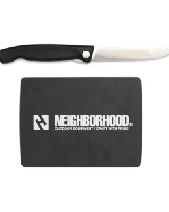 x Victorinox Set aus Messer und Schneidbrett - Schwarz