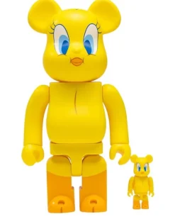 x Warner Bros BE@RBRICK Tweety 100% und 400% Figuren-Set - Gelb