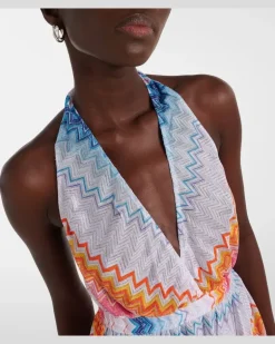 Zickzack-Romper Multicolor