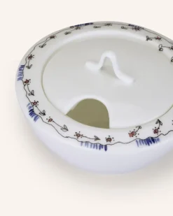 Zuckerdose Midnight Flowers Anemone weiss Creme