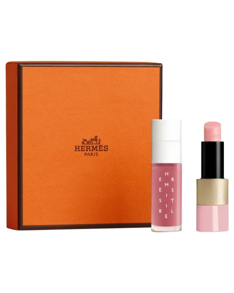Zusammengestellte Geschenkbox Rose und Hermèsistible